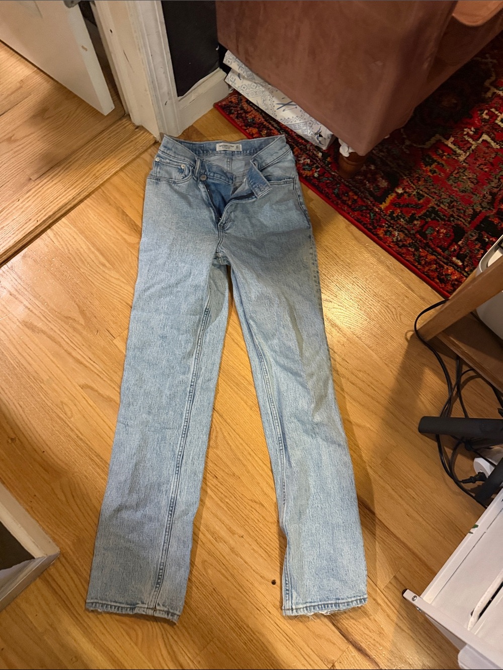 Abercrombie & Fitch the 90s ultra high rise Jeans